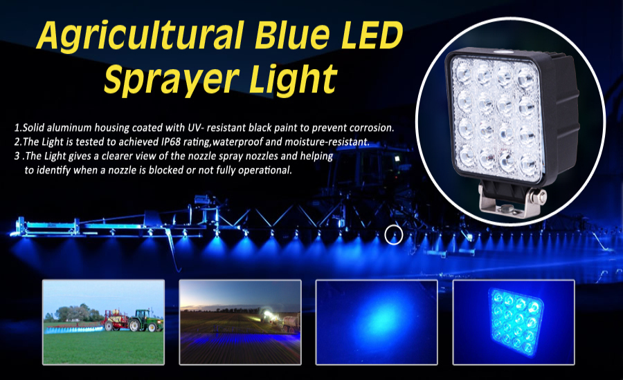 Agricultural LED Blue Sprayer Light for irrigation