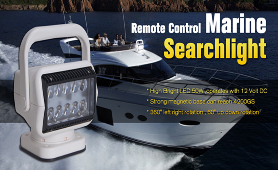 Remote Control Marine Searchlight