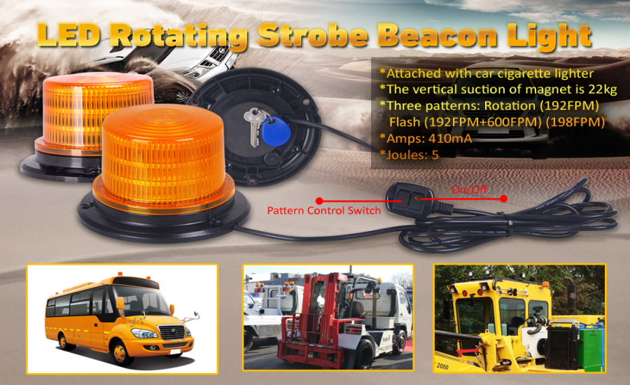New arrival-LED beacon light with magnetic base