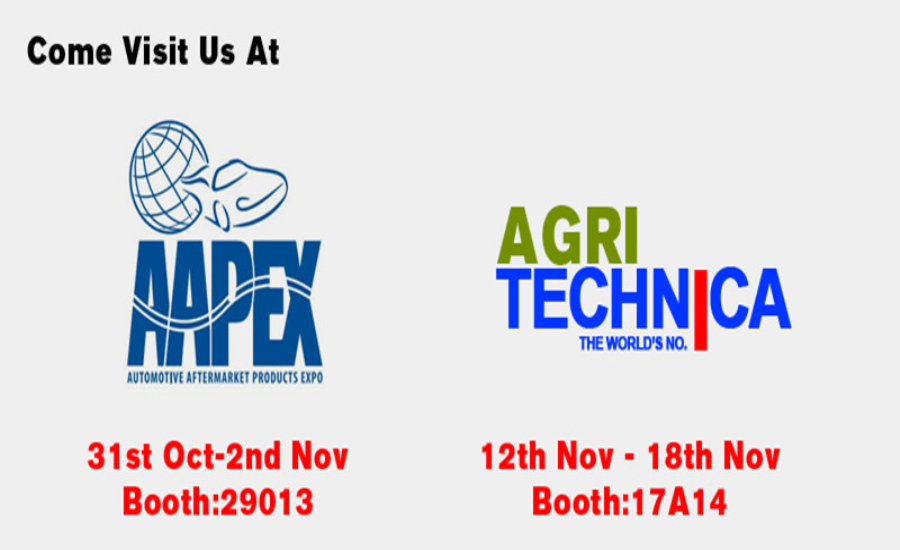 Welcome to Visit Us at Appex and Agritechnica